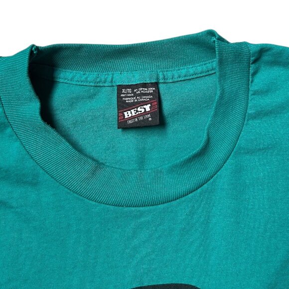 90s Vintage Drug Free Kid T-shirt Cartoon Comic Safety PSA Single Stitch Canada. - Picture 6 of 6